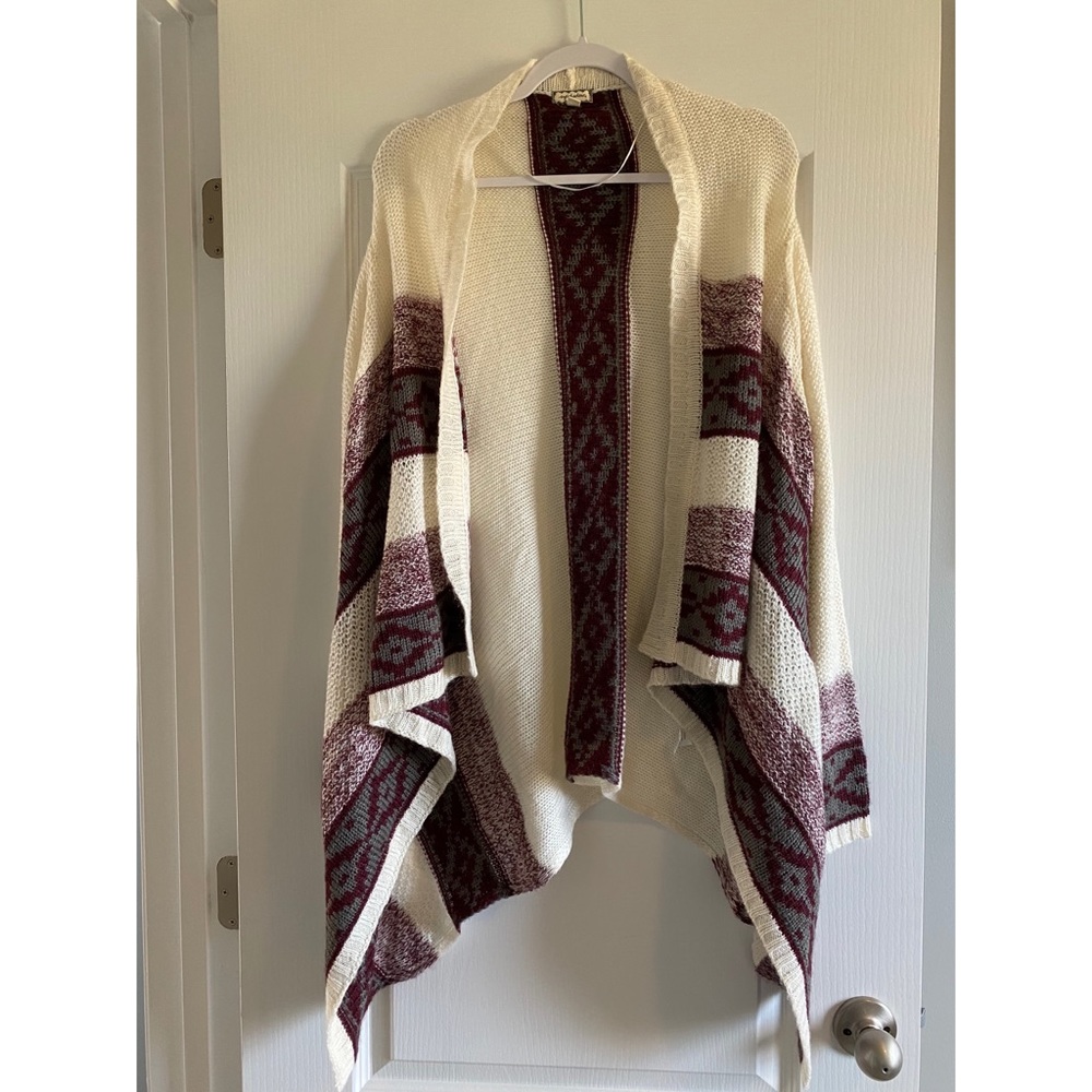 Open Front Sweater - Medium